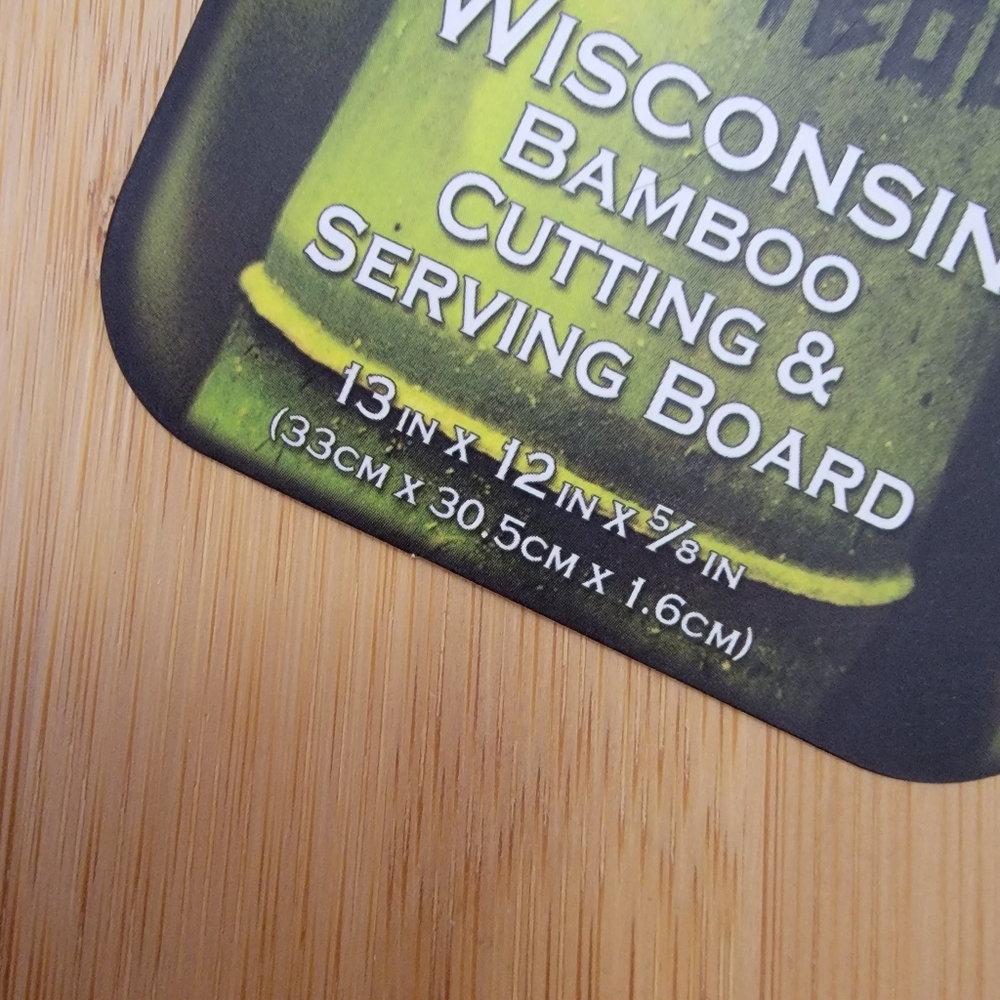 Totally Bamboo Wisconsin Cutting & Serving Board - Picture 5 of 5